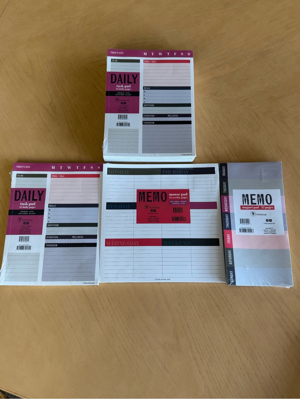 Brand New TF Publishing Desk Stationery Bundle Set of 8